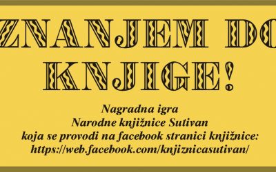 Započinje nagradna igra “Znanjem do knjige”