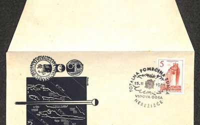 Prigodna omotnica iz 1961. godine iz Zavičajne zbirke Narodne knjižnice Sutivan